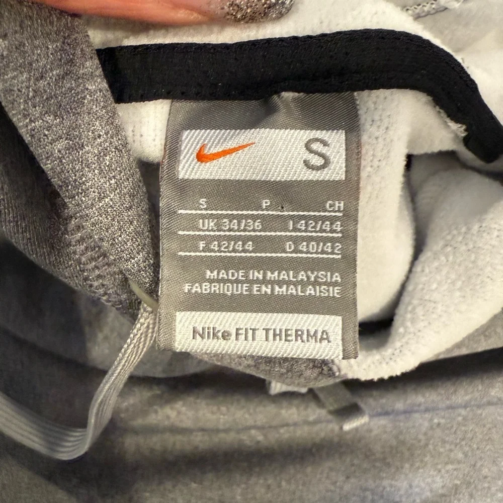 🔥Nike Gray Hoodie with Yellow Accents Unisex Sz S Like New🔥